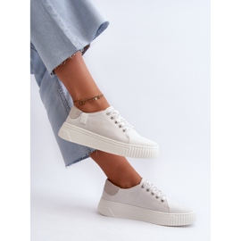 Damsneakers Memory Foam System Big Star NN276001 Vit 7