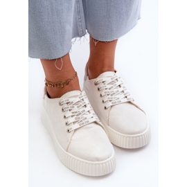 Damsneakers Memory Foam System Big Star NN276001 Vit 5