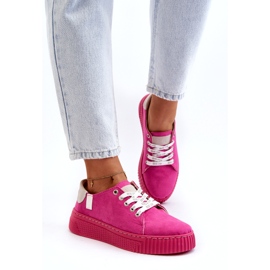 Dam Sneakers Memory Foam System Big Star NN276004 Fuchsia rosa 2