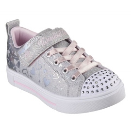 Skechers Led Heather Charms 314787L Gysl skor silver- 1