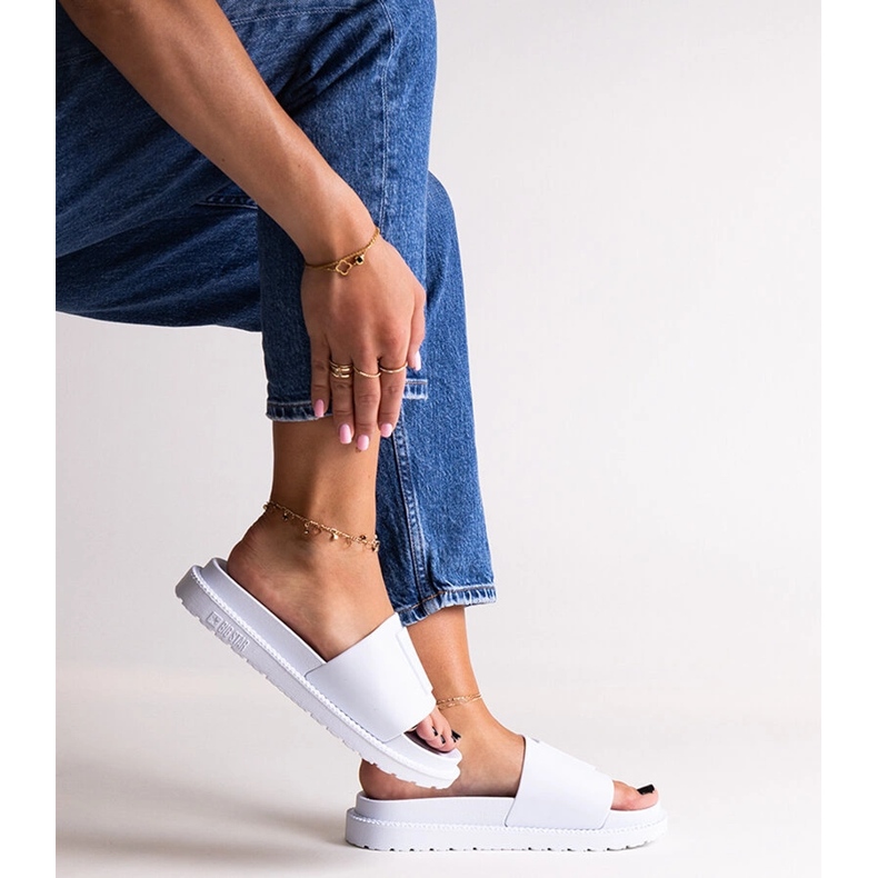 Big Star vita tofflor LL274428 1