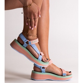 Färgglada Big Star NN274A055 sandaler blå 1