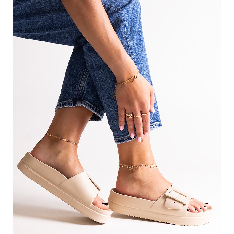 Beiga flipflops Big Star NN274A666 801 beige 1