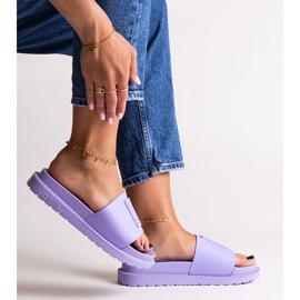 Lila Big Star LL274426 flipflops violett 1