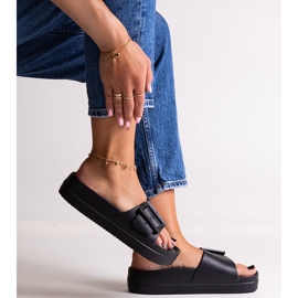 Svarta flipflops Big Star NN274A662 906 1