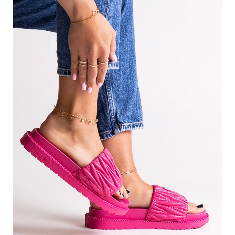 Rosa klaffar med volanger Big Star NN274A749 1