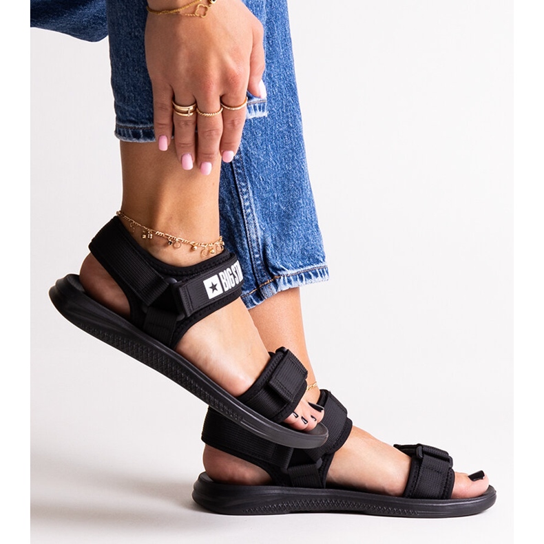Svarta sportsandaler Big Star HH274A024 1