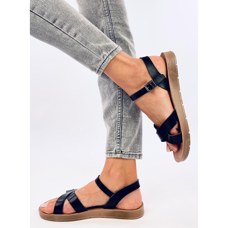 Nevada Svarta damsandaler 2