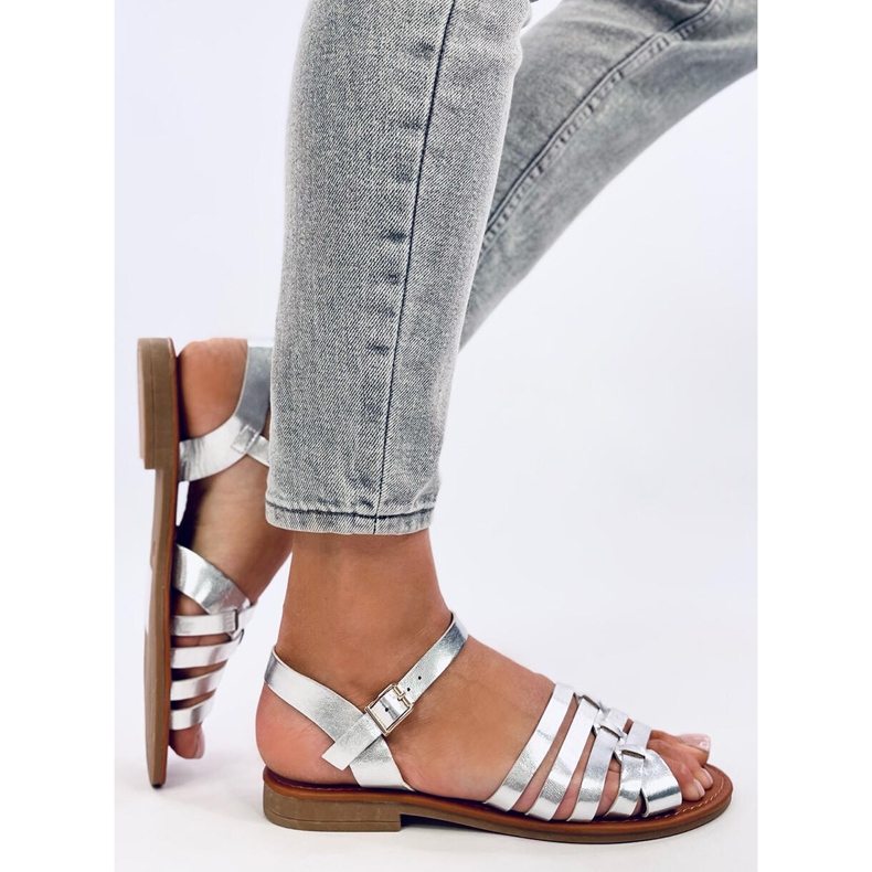 Spokey Silver damsandaler silver- 2