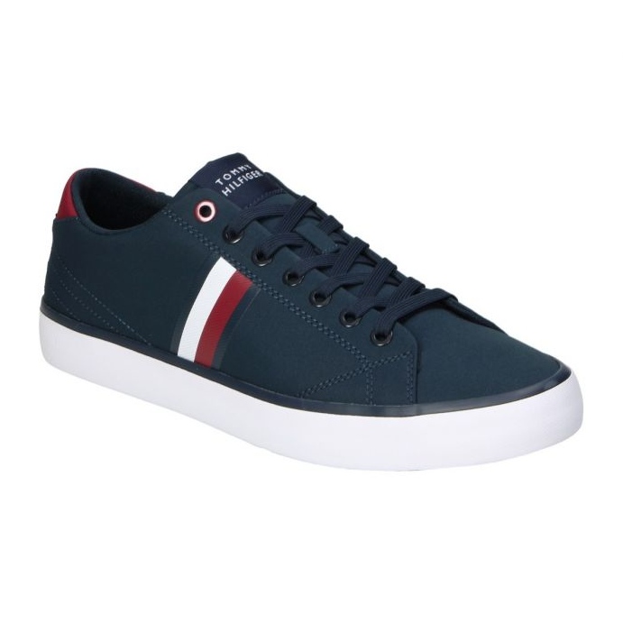 Tommy Hilfiger Vulc Low Stripes Mesh skor FM0FM04946 DW5 blå 1