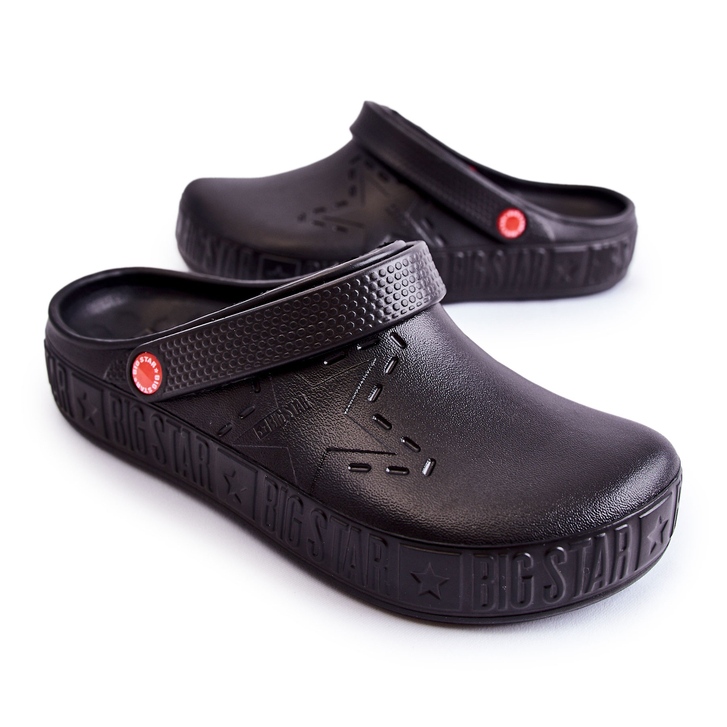 Lätta tofflor för män Kroks Big Star II175001 Svart 1