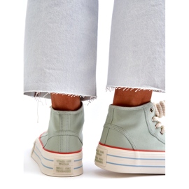 Seastar Platform Sneakers för kvinnor Mint Aineri grön 3