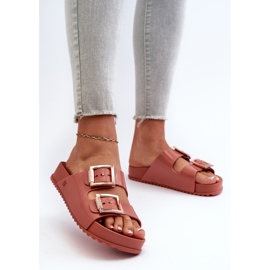 Damflip-flops med spännen ZAXY JJ285246 Dirty Pink rosa 1