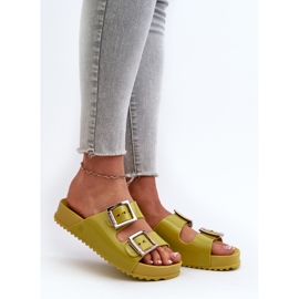 Släta rutschbanor för kvinnor ZAXY LL285077 Lime grön 2