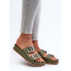 Släta rutschbanor för kvinnor ZAXY NN285057 Mörkgrön 2