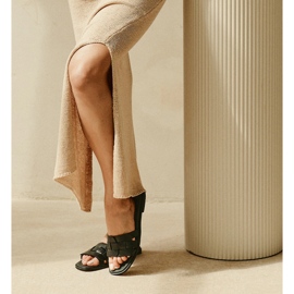 Marco Shoes Sandaler med flätad rem svart 1