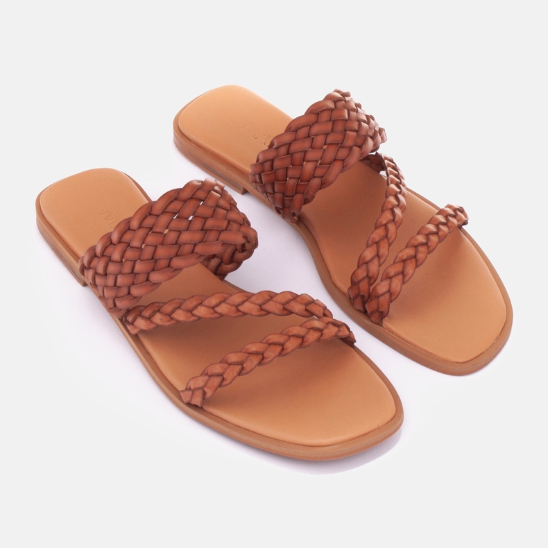 Marco Shoes Roma flip flops brun 1