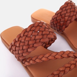 Marco Shoes Roma flip flops brun 2