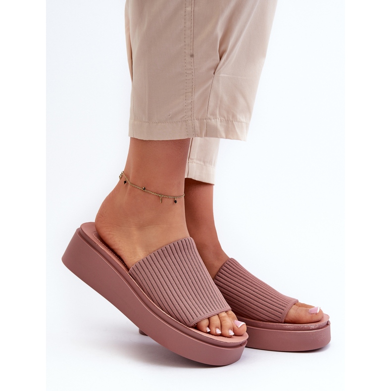 Sergio Leone SK083H Flip Flops för kvinnor, rosa 2