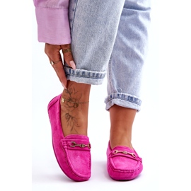 Confly Klassiska mocka Loafers för kvinnor Rosa 3