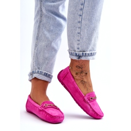 Confly Klassiska mocka Loafers för kvinnor Rosa 2