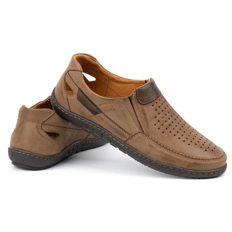 Olivier Herrskor för sommaren 602 brun 5