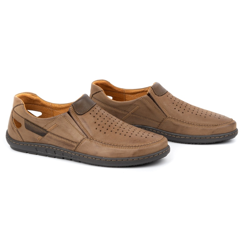 Olivier Herrskor för sommaren 602 brun 2