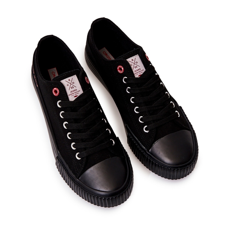 Klassiska Sneakers Cross Jeans för män JJ1R4032C Svart 3