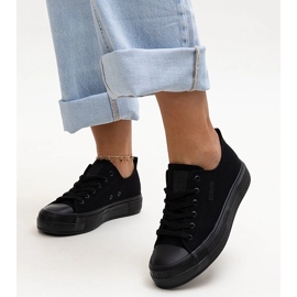 Svarta tyg sneakers Big Star NN274852 1