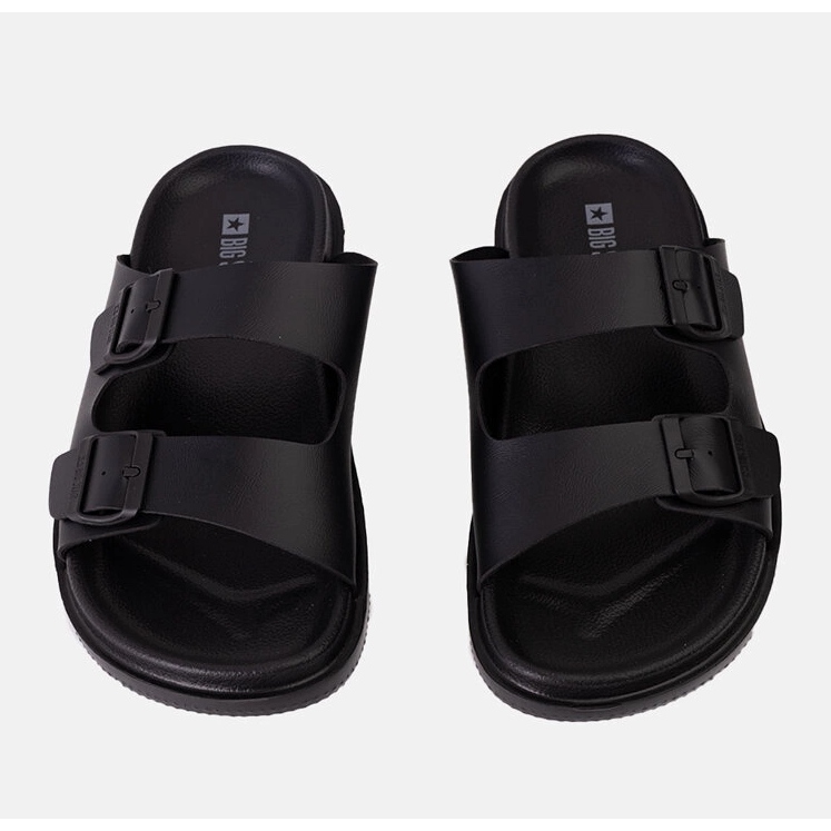 Svarta flipflops för män Big Star NN174597 906 1