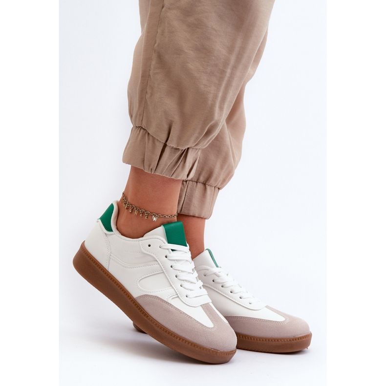 Låga sportsneakers för kvinnor, vit Uvetta 2