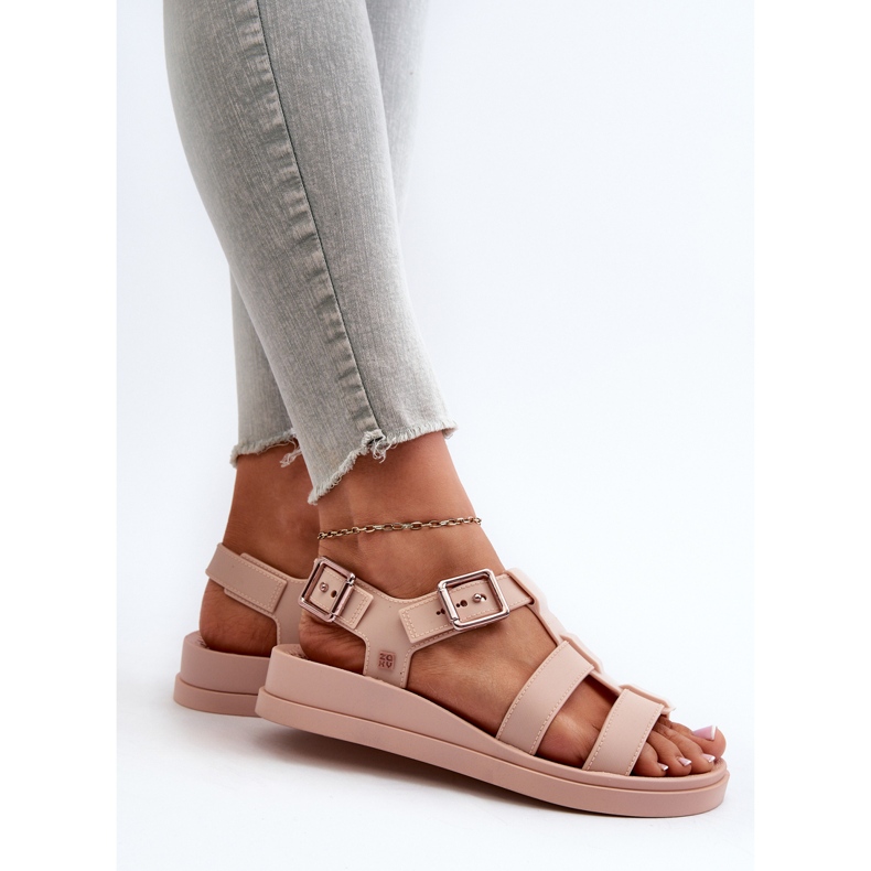 Doftande släta damsandaler ZAXY NN285006 Ljusrosa 1