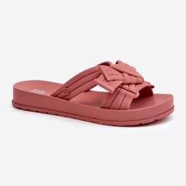 Doftande damflip-flops med platt sula ZAXY LL285097 Dirty Pink rosa 1