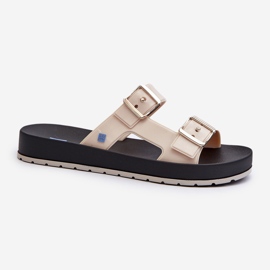 Flip-flops dam med platt sula ZAXY LL285072 ljusbeige 1