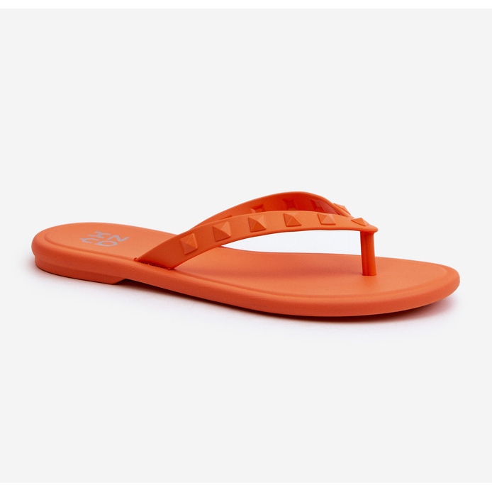 Platta flexibla flip-flops för kvinnor ZAXY JJ285254 Orange 1