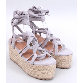 Manon Grey plattform espadrillor grå 1