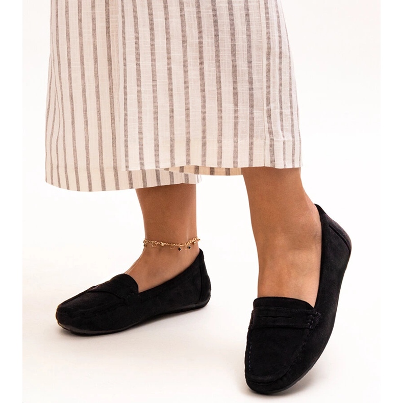 Svarta klassiska Morton loafers 1