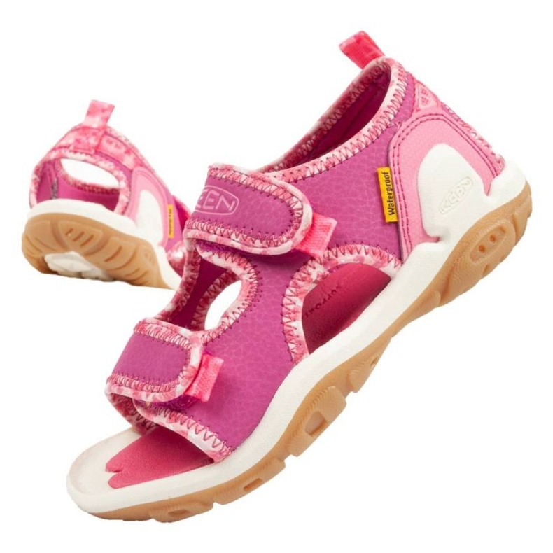 Keen Snygga knytsandaler 1025649 rosa 1