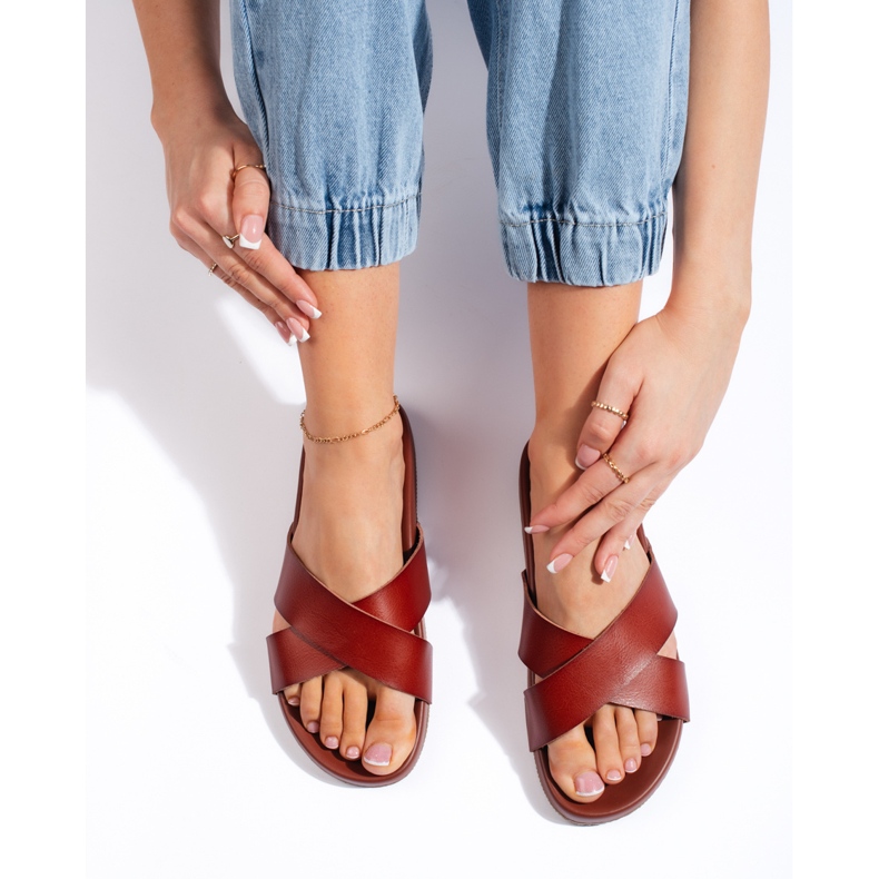 Bruna flip-flops för kvinnor av Sergio Leone 1