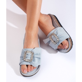 Blå flip-flops med korksula 2