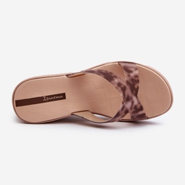 Klädd flip flops för kvinnor 83520 Ipanema High Fashion Slide Fem Beige 1
