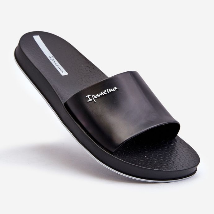 Gummi flip-flops för män 82832 Ipanema Slide Unisex Svart 1
