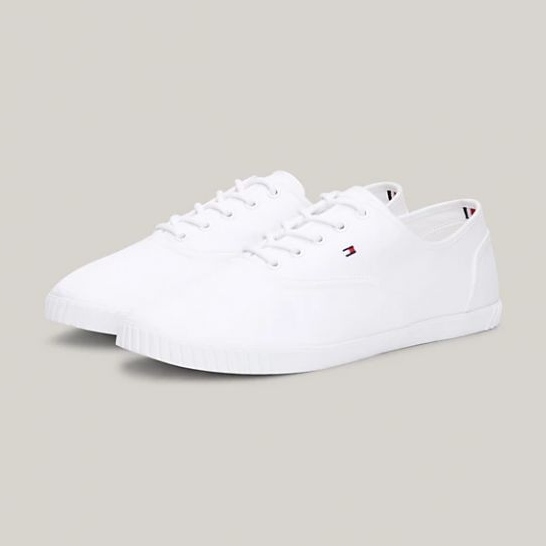 Tommy Hilfiger Canvas Sneaker Sneaker W FW0FW07805YBS vit 1