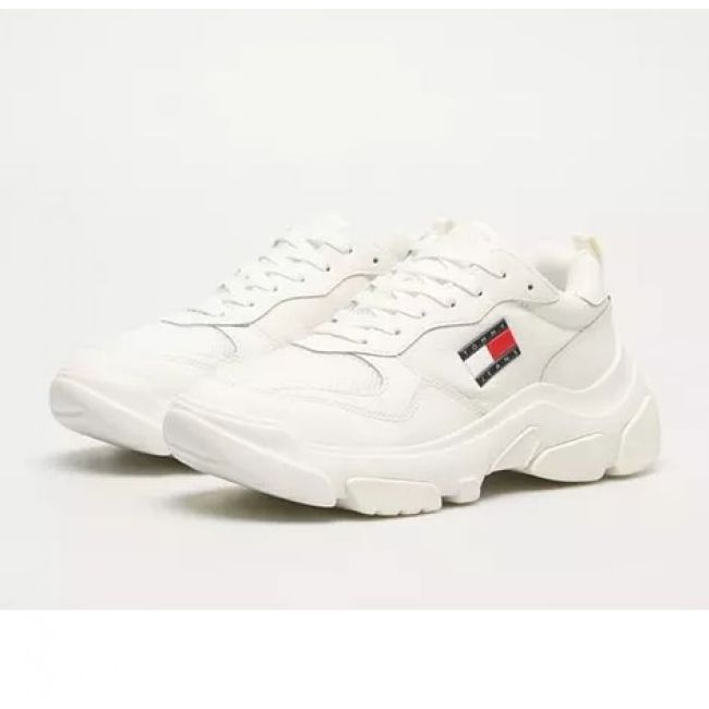 Tommy Hilfiger Lättvikts Hybrid Runner W skor EN0EN02566YBL vit 1