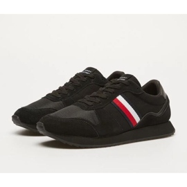 Tommy Hilfiger Hi Vulc Low Stripes Mesh M FM0FM04946BDS skor svart 1
