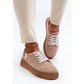 Dam Sneakers Memory Foam System Big Star NN276002 Mörk beige 1