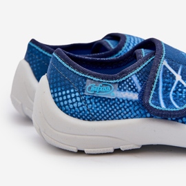 Befado Barntofflor kardborreband 974X312 Blå 2