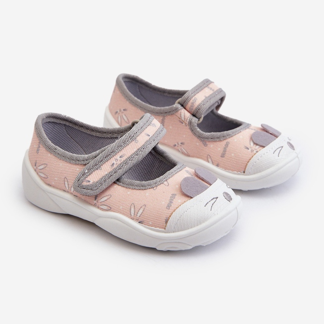 Befado Rabbit Ballerina Tofflor 209P036 Peach orange 1