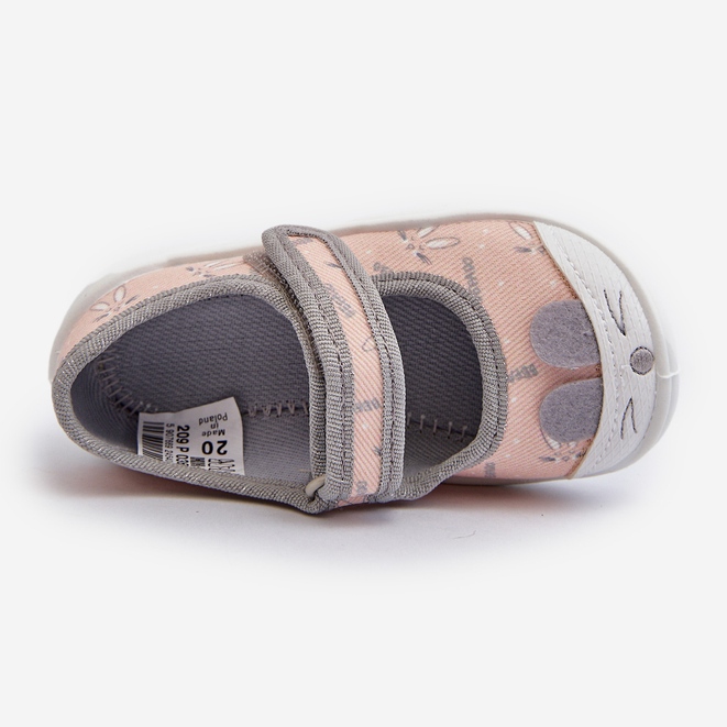 Befado Rabbit Ballerina Tofflor 209P036 Peach orange 2