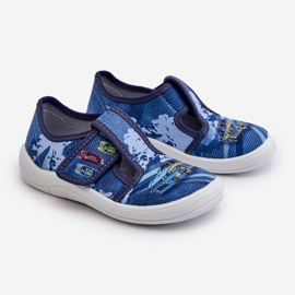 Kardborrband för barn Befado 911X022 Blå 1